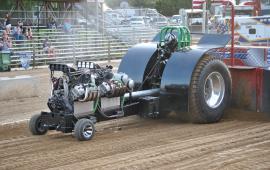 Tractor equipment for the Truck & Tractor Pull event