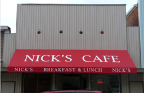 Storefront for Nick's Cafe