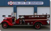 1936 Ford Truck with the Cuba City Fire Department
