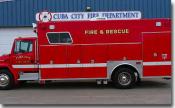 1998 Freightliner Marion Truck with the Cuba City Fire Department