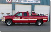 2009 Chevrolet 3500 HD Truck with the Cuba City Fire Department