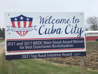 City Award sign