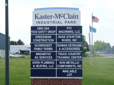 Kaster-McClain Business Park Sign